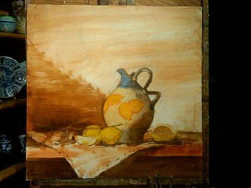 IMG00057-20110104-2234 still life oil painting demonstration